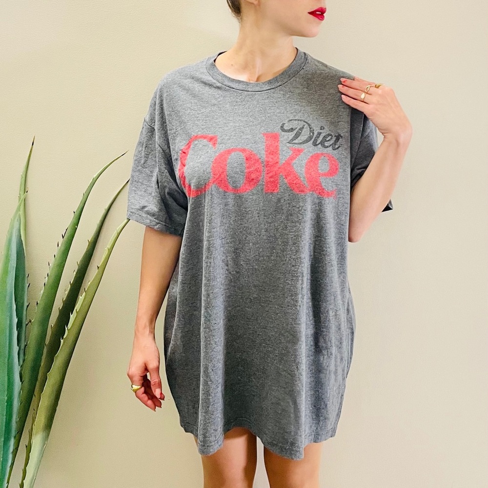 Vintage Diet Coke T-Shirt in Grey/Red 🥤